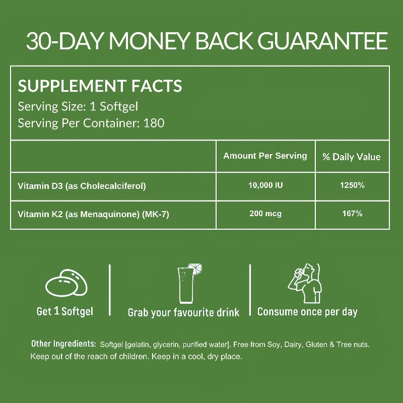 Wellora® VITAMIN D3 & K2 SOFTGELS