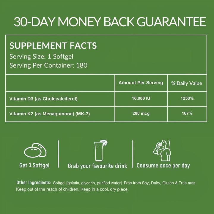Wellora® VITAMIN D3 & K2 SOFTGELS